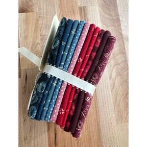 Set of 10 Fat Quarters Quilting Cotton Prairie Prints MSU Museum Reproductions